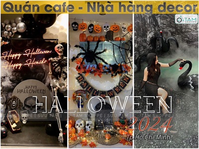 Halloween hẹn hò, check-in ở đâu? Top các quán cafe, nhà hàng trang trí Halloween đẹp nhất 2024 tại Tp.Hồ Chí Minh